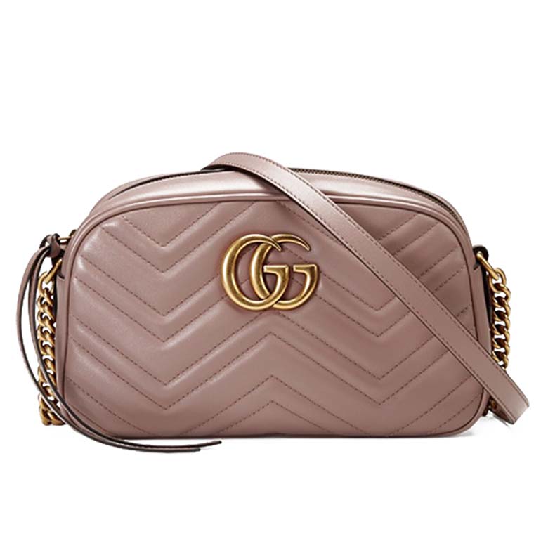 G*u*i gg marmont matelassÉ mini bag 448065 (18*12*6cm)